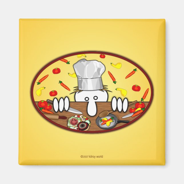 Chef Kilroy Magnet (Framsidan)