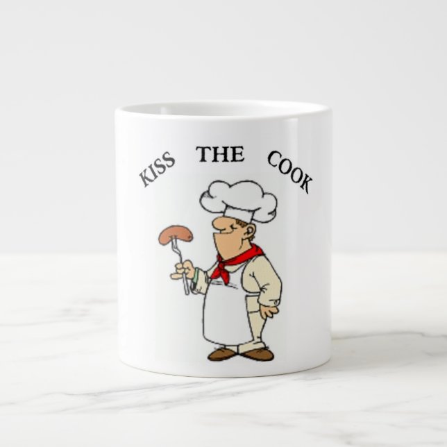 CHEF "KISS THE COOK" JUMBO MUGG (Framsidan)