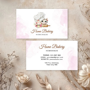 Chef Kitten Bakery Visitkort