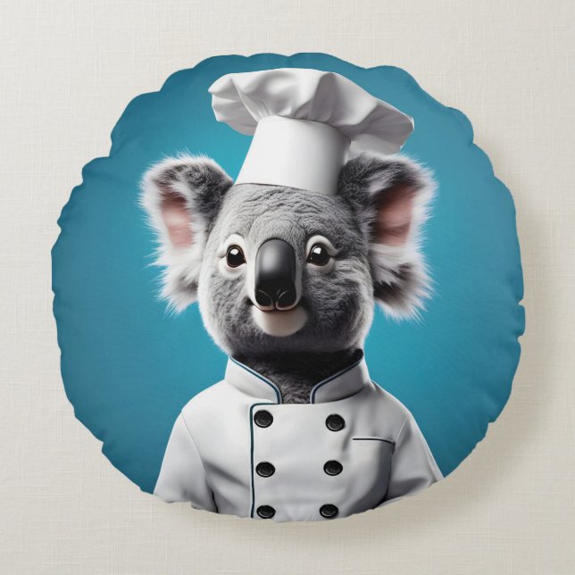 Chef Koala Rund Kudde (Framsidan)