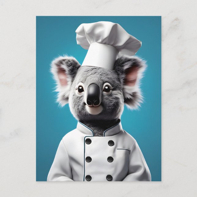 Chef Koala Vykort (Framsida)