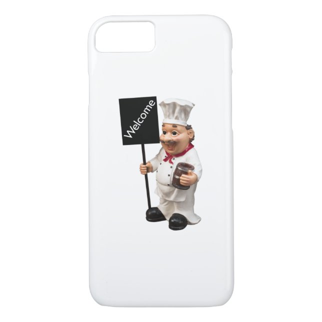 Chef-kock - WELCOME-menykort Case-Mate iPhone Skal (Baksida)