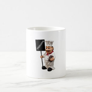 Chef-kock - WELCOME-menykort Kaffemugg