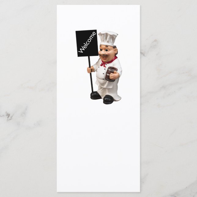 Chef-kock - WELCOME-menykort Meny (Framsida)