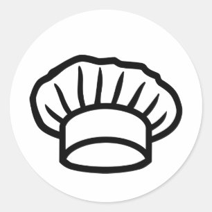 Chef kokhat runt klistermärke