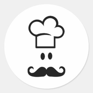 Chef kokhat runt klistermärke