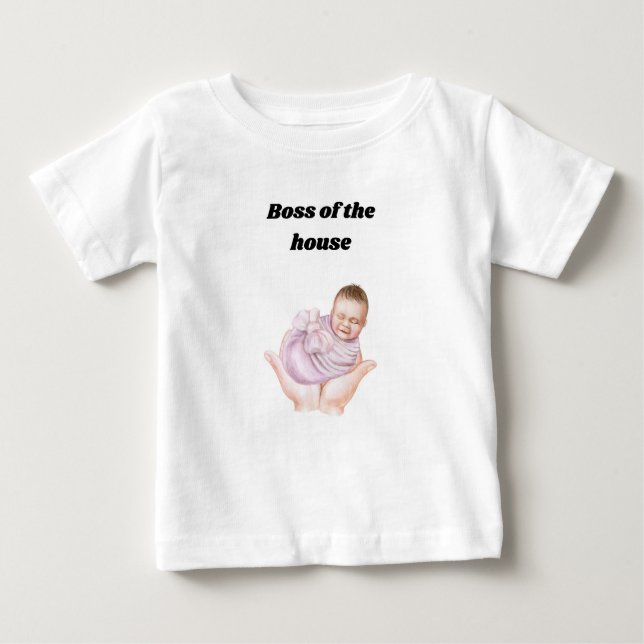 👑 Chef - Lena Baby T-Shirt (Framsida)