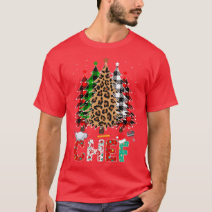 Chef Leopard Red White Grönt Play Julgranar T Shirt