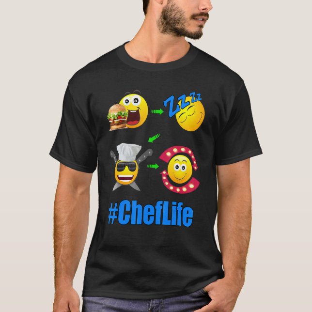 Chef Life Lifestyle Cooking 1 T Shirt (Framsida)