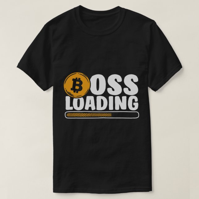Chef Loading Blockchains Crypto Cryptocurrency bit T Shirt (Design framsida)