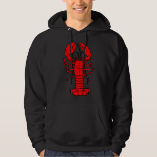 Chef & lobster Tecknad lobster Älskare Gift Hoodie
