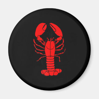 Chef & lobster | Tecknad lobster Älskare Gift Magnet
