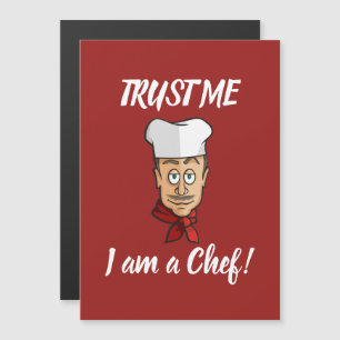 Chef Magnetisk Inbjudningskort