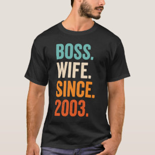 Chef Maka sedan 2003 20:e bröllop-årsdagen T Shirt