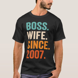 Chef Maka sedan 2007 16:e bröllop-årsdagen T Shirt