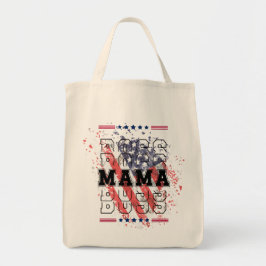 Chef Mamma Patriotic Tote | Strong Mamma Canvas Ba Tygkasse