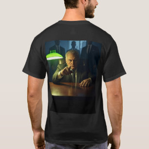 Chef manar, svart T-shirt bakåt