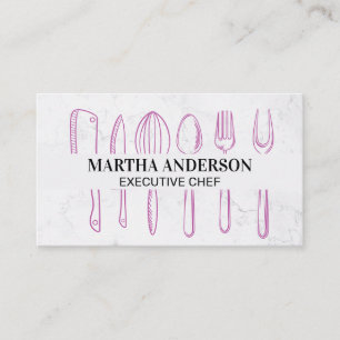 Chef   Marble   Kitchenware Visitkort