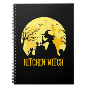 Chef matar halloween-gåva Kökshäxa Anteckningsbok