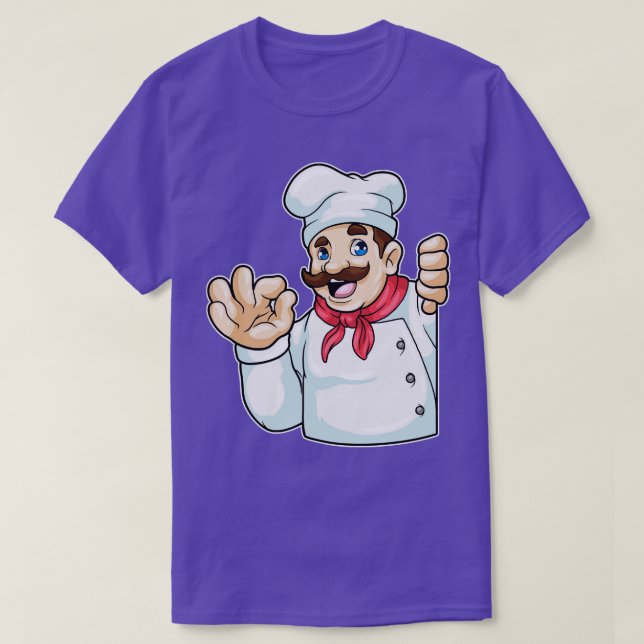Chef med Chefs hat T Shirt (Design framsida)