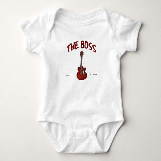 Chef med Guitar T-shirt (Framsida)