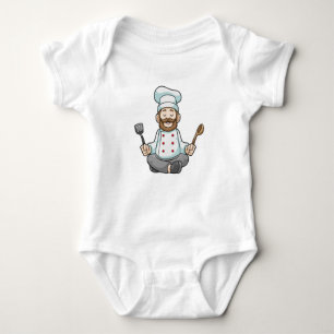 Chef med kokapron i Yoga T Shirt