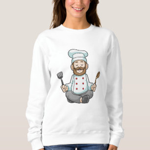 Chef med kokapron i Yoga T Shirt