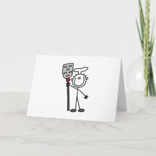 Chef med Spatula Tshirts och presenter Kort