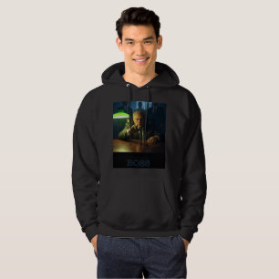 Chef med text manar Svart-hovskjorta Hoodie