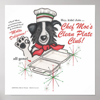 Chef Moes Clean Plate-Klubb Poster