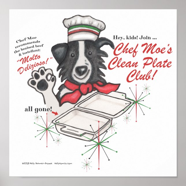 Chef Moes Clean Plate-Klubb Poster (Framsidan)