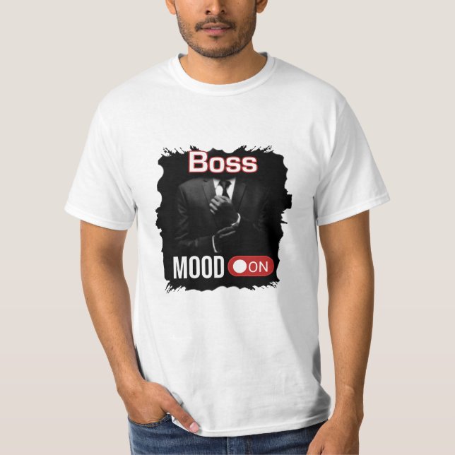 Chef Mood on Black T Shirt (Framsida)