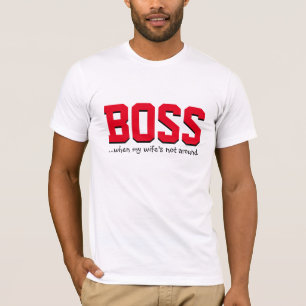 Chef, när min fru inte är omkring t shirt
