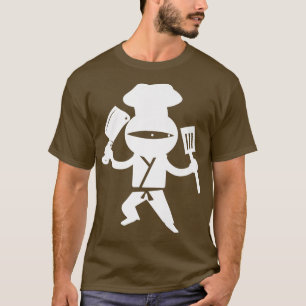 Chef Ninja Kitchen Restaurant Baking Cooking Älska T Shirt
