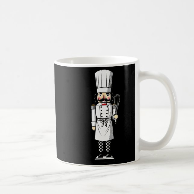 Chef Nutcracker Cook Hat Xmas  Kaffemugg (Höger)
