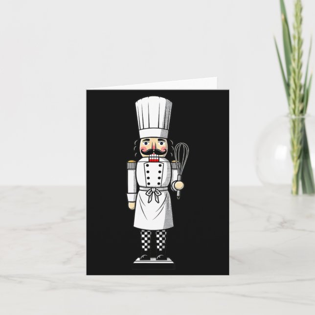 Chef Nutcracker Cook Hat Xmas  Kort (Framsida)
