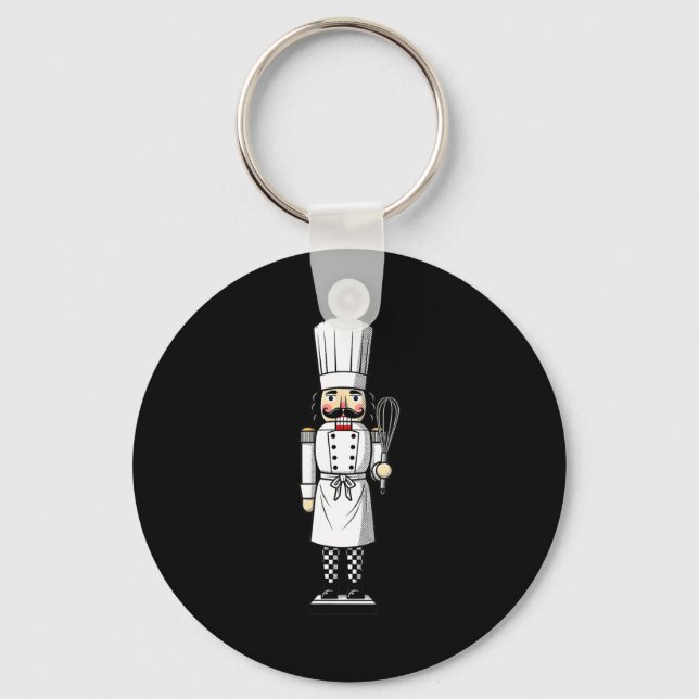 Chef Nutcracker Cook Hat Xmas  Nyckelring (Framsida)