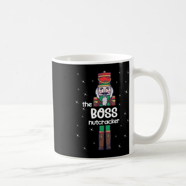 Chef Nutcracker Family Matching Funny Pajama Kaffemugg (Höger)