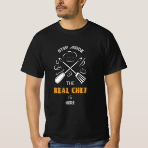 Chef och kokning av funktionella citattecken t shirt