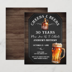 Chef och Öl 30års födelsedag Party budget