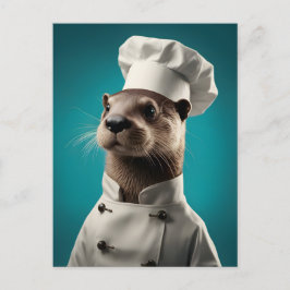 Chef Otter Helg Vykort