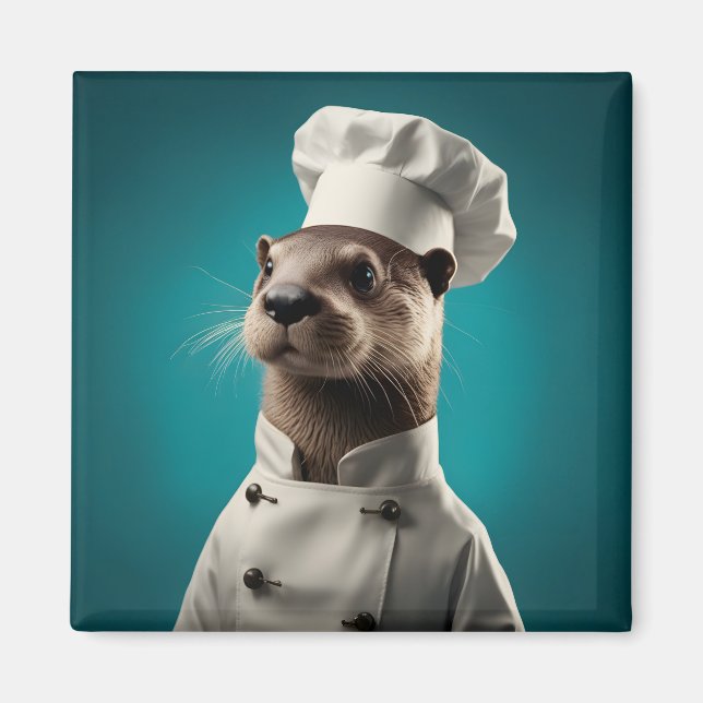 Chef Otter Magnet (Framsidan)