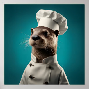 Chef Otter Poster