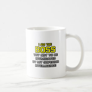 Chef... överlägsen intelligens kaffemugg