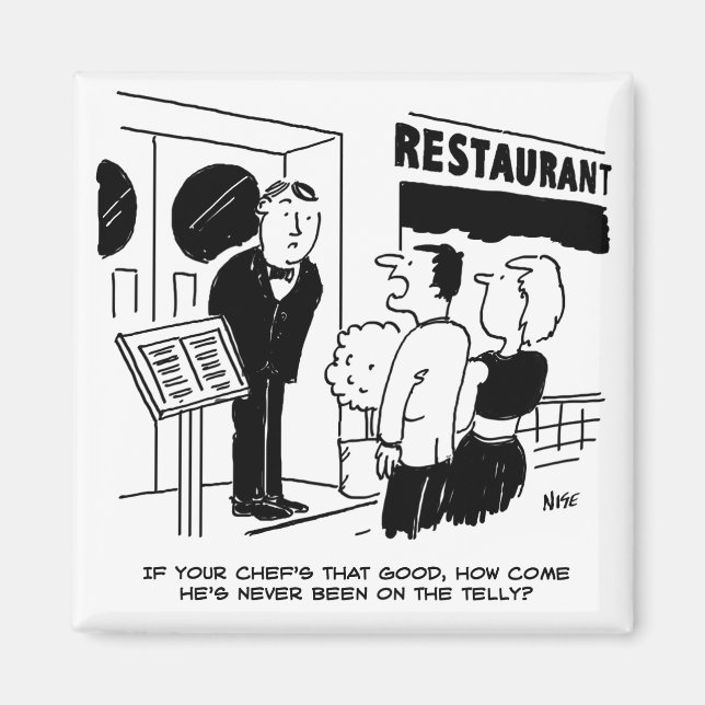 Chef på Restaurant Ej på TV-Tecknaden Magnet (Framsidan)