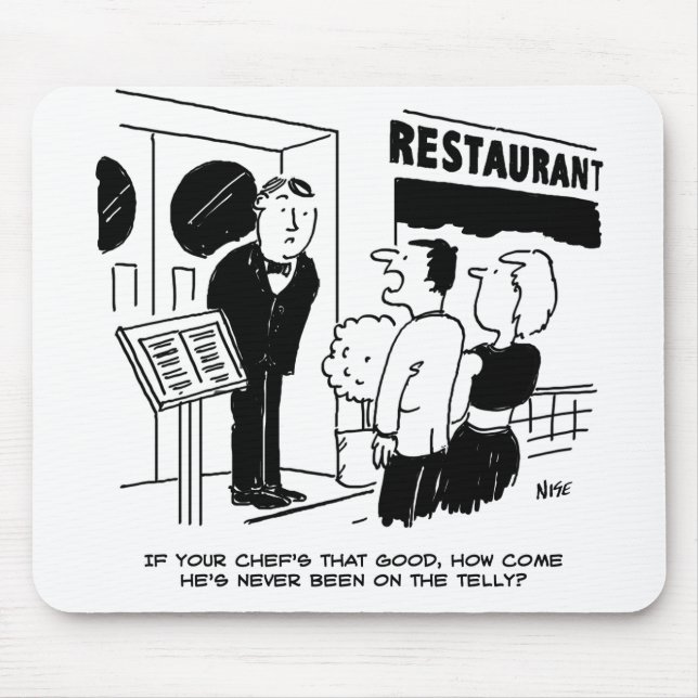 Chef på Restaurant Ej på TV-Tecknaden Musmatta (Framsidan)