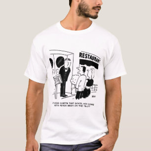 Chef på Restaurant har inte varit på TV. Chef's T Shirt