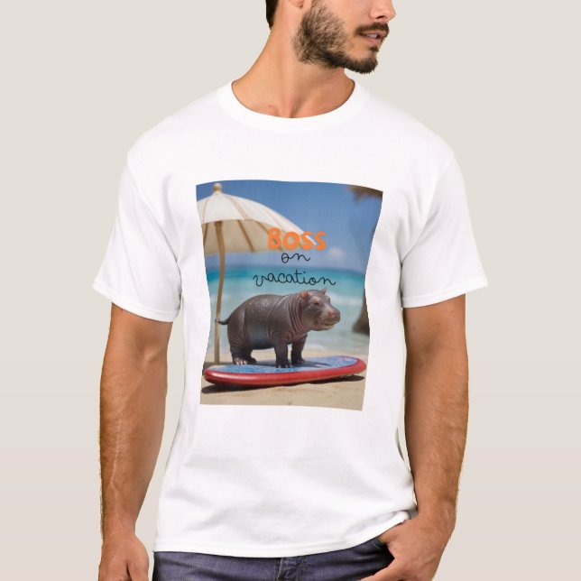 Chef på Vacation Moo Deng Series T-shirt (Framsida)