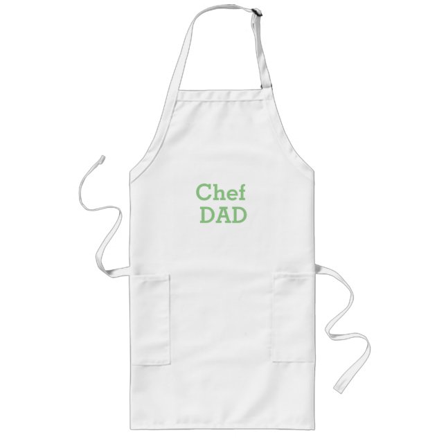 CHEF PAPPA APRON LÅNGT FÖRKLÄDE (Framsidan)