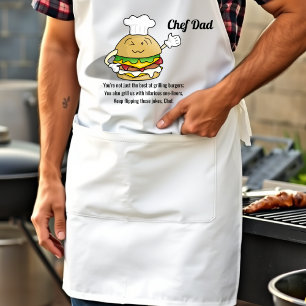 Chef Pappa Behålla, som flippar de skämten Fars da Förkläde